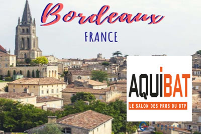 Aquibat Bordeaux 2022 İnşaat ve İnşaat Makinaları Fuarı